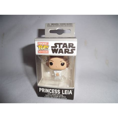 Porte clé Pocket Pop Keychain Star Wars Leia Funko