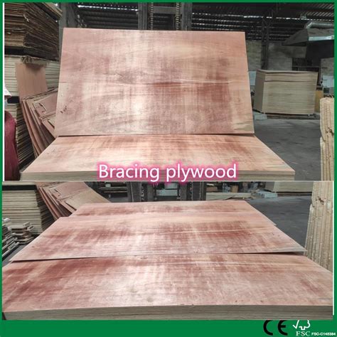 Hardwood Core With Wbp Glue Bracing Plywood Constrcution Plywood