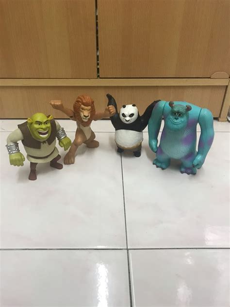 Mix Cartoon Shrek Madagascar Kung Fu Panda Monster Inc Hobbies