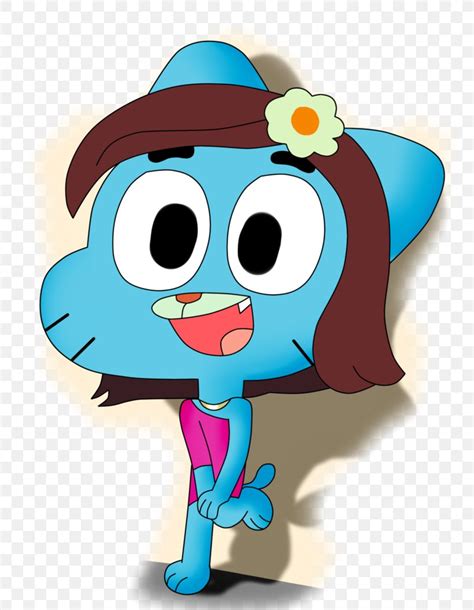 Gumball Watterson Nicole Watterson Cross-dressing Cartoon, PNG, 755x1057px, Watercolor, Cartoon ...