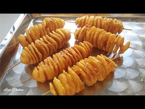 RESEP KENTANG GORENG SPIRAL ENAK SANGAT RENYAH Spiral Fried Potato