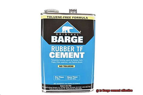 Is Barge cement effective? - Glue Things