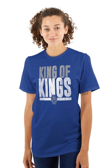 King Of Kings Jesus Christ Believer Mens Graphic T Shirt Tees Brisco