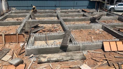 Ground Beam Foundation Construction Steel Rebar Reinforcement