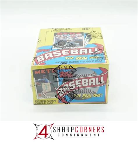 1986 TOPPS BASEBALL Unopened Wax Box Bbce Authentic A429 69 86