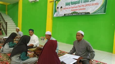 LPPTKA BKPRMI Gelar Munaqasyah Wisuda Santri TK TPA Angkatan VI