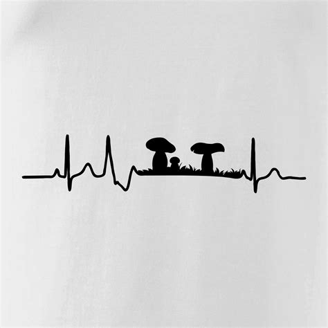 EKG houbař Unisex triko na vodu MyShirt cz