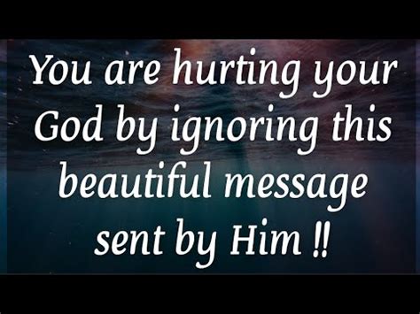 You Are Hurting Your God By Ignoring This Beautiful Message Sent By