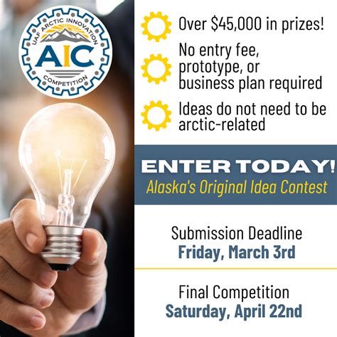 Uaf Arctic Innovation Competition Submission Deadline Is March