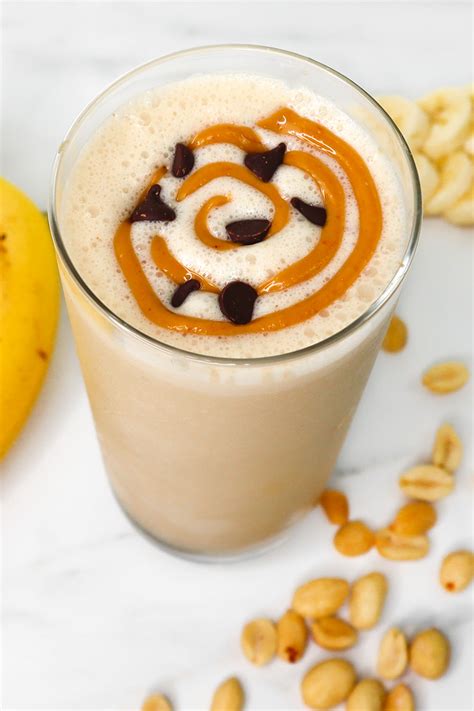 Peanut Butter Smoothie - 3 Ingredient Peanut Butter Smoothie