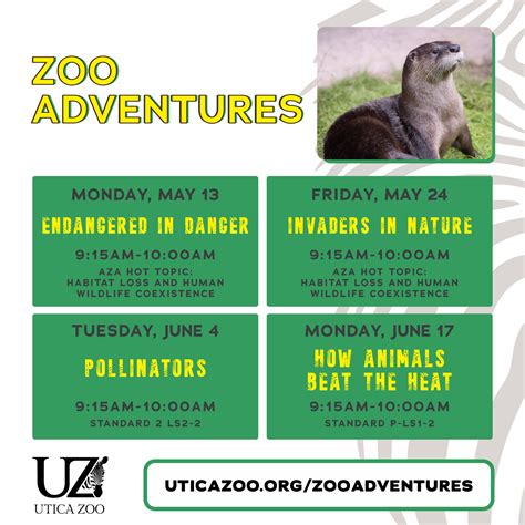 Zoo Adventures – Utica Zoo
