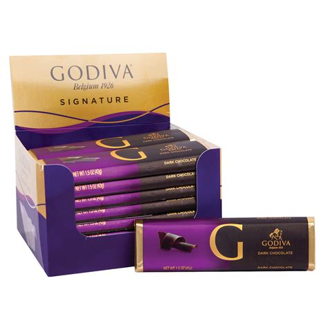 Godiva Dark Chocolate 1.5 oz Bar | Nassau Candy