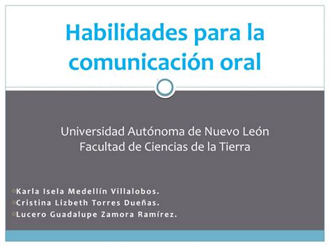 Habilidades Para La Comunicación Oral By Cristina Torres Issuu