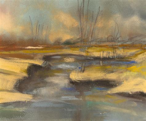 Janusz Maksymiuk Polish School Contemporary Pastel On The Marshes EBay