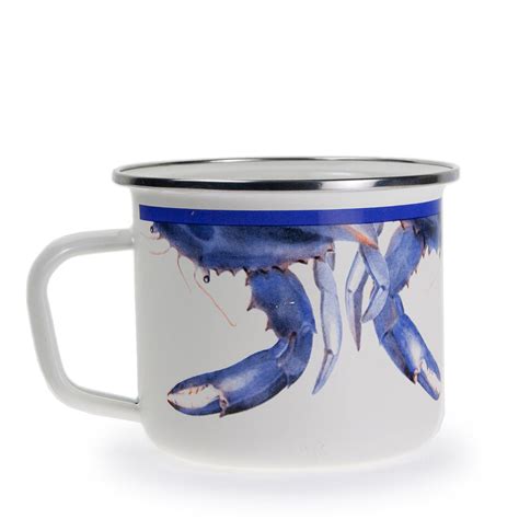 Se28s4 Grande Mugs Blue Crab Design Upc 619199882757 Golden