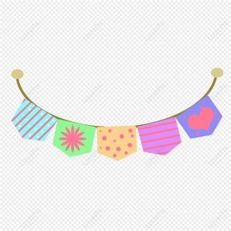 Cartoon Bunting Png Image Free Download And Clipart Image For Free