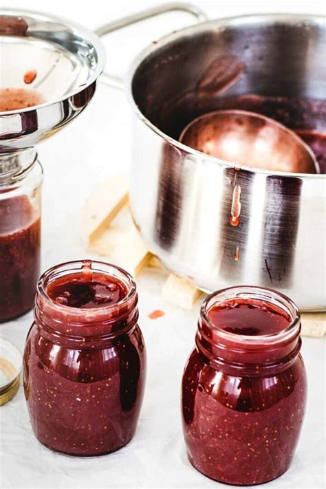 Strawberry Rhubarb Freezer Jam With No Pectin Smells Like Delish