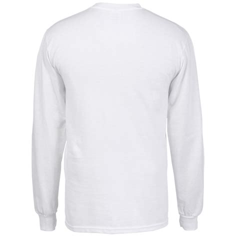 Imprint Gildan Oz Ultra Cotton Ls Pocket T Shirt White