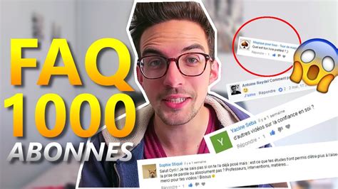 Je R Ponds Toutes Vos Questions Faq Abonn S Youtube