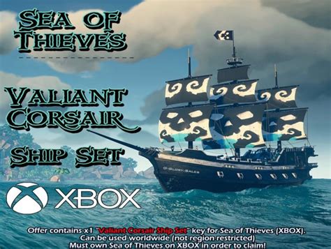 Sea Of Thieves Valiant Corsair Oreo Ship Set KEY XBOX Etsy