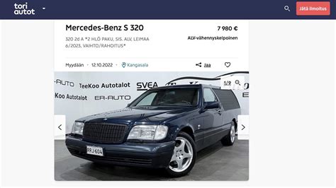 K Ytetyt Erikoisuudet S Sarjan Mercedes Ruumisautona