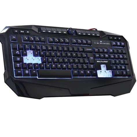 Teclado Warrior Gamer Profissional Tc Multilaser N Fiscal R