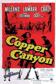 Copper Canyon Ray Milland Hedy Lamarr Macdonald Carey Mona