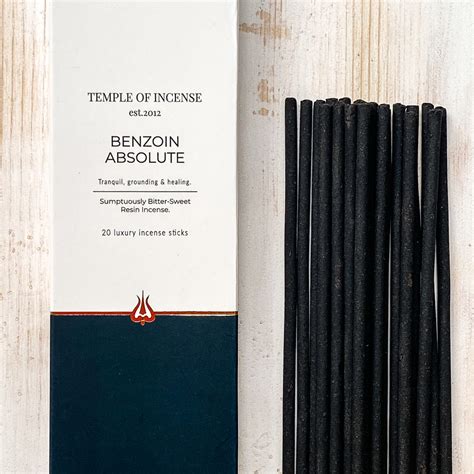 Benzoin Absolute Incense Sticks - Temple Of Incense