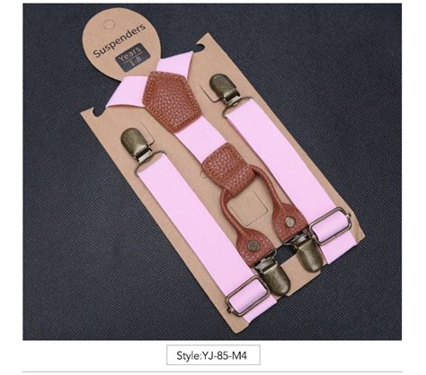 Подтяжки Детские эластичные, черные, регулируемые, под смокинг ...