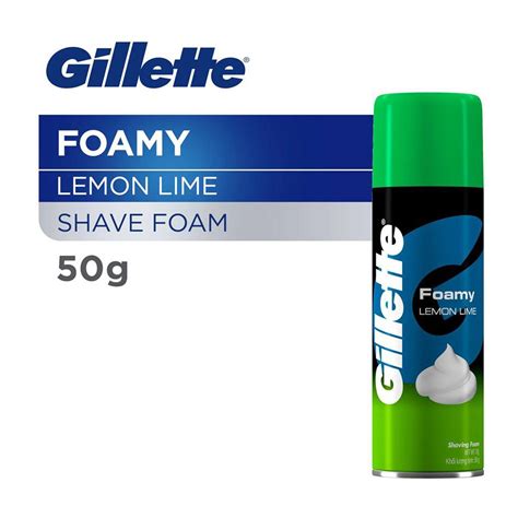 Gillette Foamy Lemon Lime Shave Foam 175g Laz Mama Shop Lazada