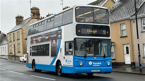 Translink Ulsterbus Volvo B Tl Alx Route Youtube