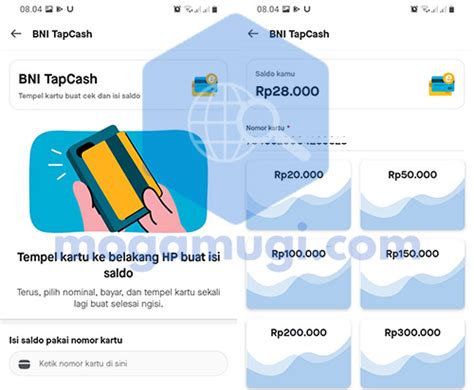 Cara Cek Saldo Tapcash Bni Lewat Hp Dan Atm Mogamugi