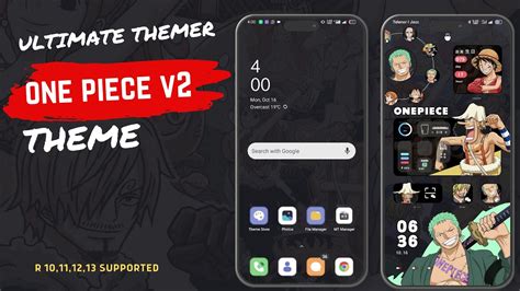 One Piece V Theme For Oppo And Realme Highly Customized Lockscreen