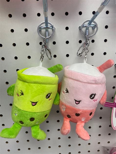 Boba Keychain Plush Boba Plush Keychains Etsy