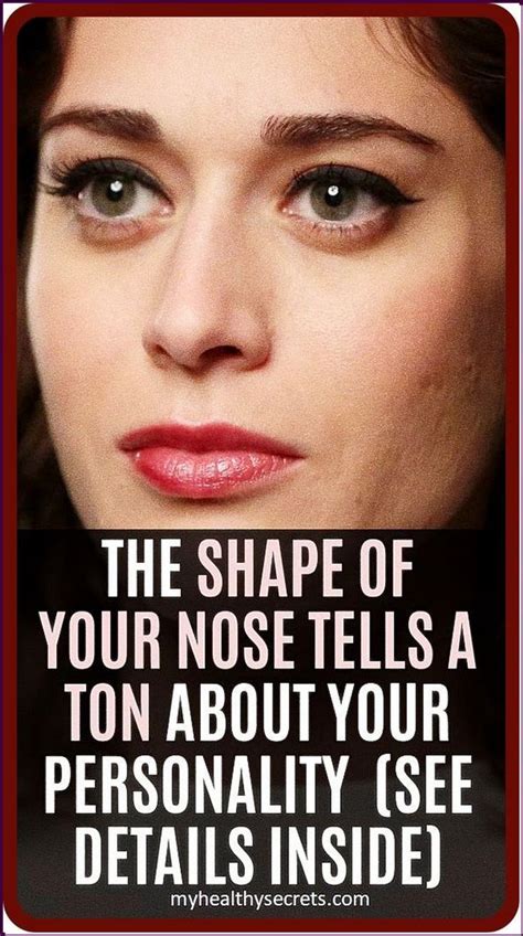 Your Nose Shape Tells