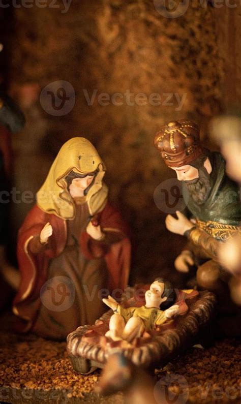 Christmas Nativity Scene Decorations 15946441 Stock Photo at Vecteezy