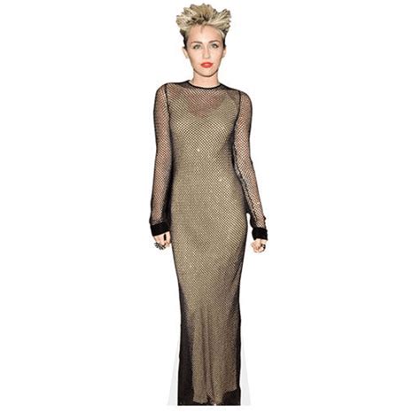 Miley Cyrus (Rock) Lifesize Cardboard Cutout Standee - Walmart.com