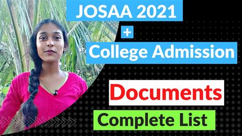 Josaa Documents Required Complete List Iit Nit Admission