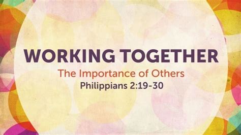 08 Working Together Logos Sermons