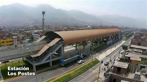 Metro De Lima Linea 1 Estación Gamarra A Estación Bayovar Youtube