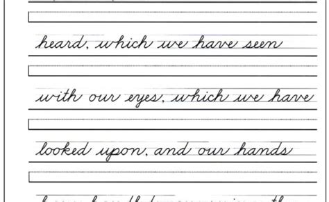 Cursive Writing One To Ten Cursive Name Tracing Worksheets Otosection