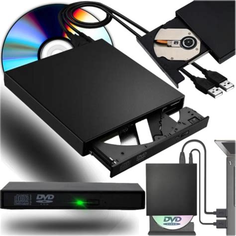 NAPĘD ZEWNĘTRZNY CD R DVD ROM RW USB NAGRYWARKA ODTWARZACZ DO LAPTOPA