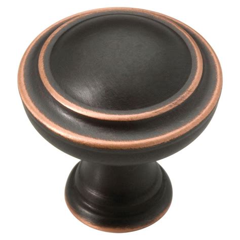 Liberty 1 1 4 In Venetian Bronze With Copper Highlights Capital Cabinet Knob P17477c Vbc C