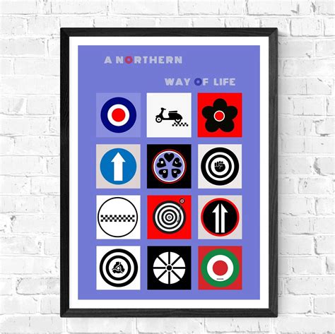 Mod Poster Northern Soul Poster Mod Print Northern Soul Etsy