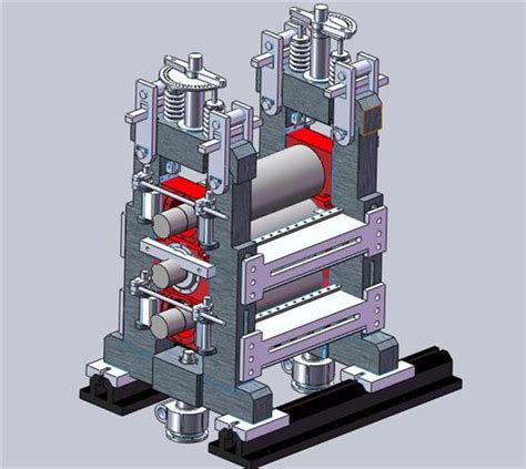 【老龙】非标设备 非标设备 轧机3d模型下载三维模型solidworks模型 制造云 产品模型