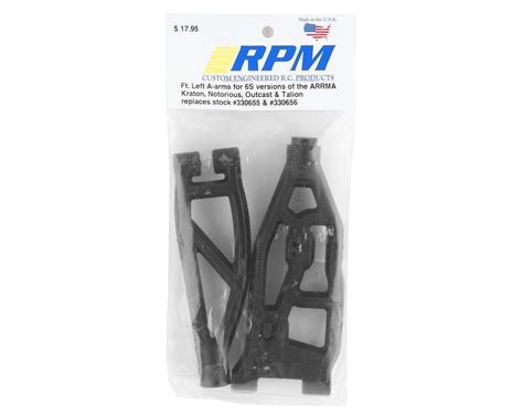 Rpm Rpm Arrma Kraton Outcast S Front Left Upper Lower