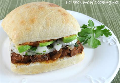 Carne Asada Sandwich | For the Love of Cooking