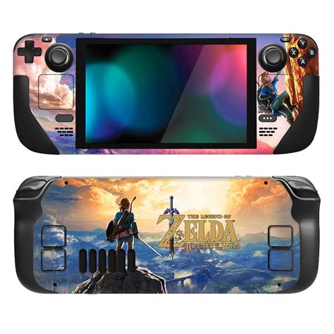 Cute Zelda Steam Deck Skin Full Wrap Vinyl Skin For Steam Deck Console