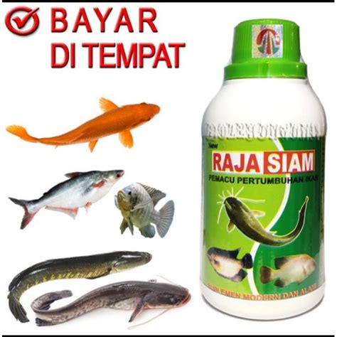 Jual Raja Siam Vitamin Mempercepat Pertumbuhan Ikan Mas Gurame Lele