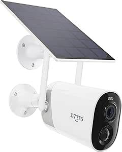 Dzees Security Cameras Wireless Outdoor K Solar Powered Outdoor